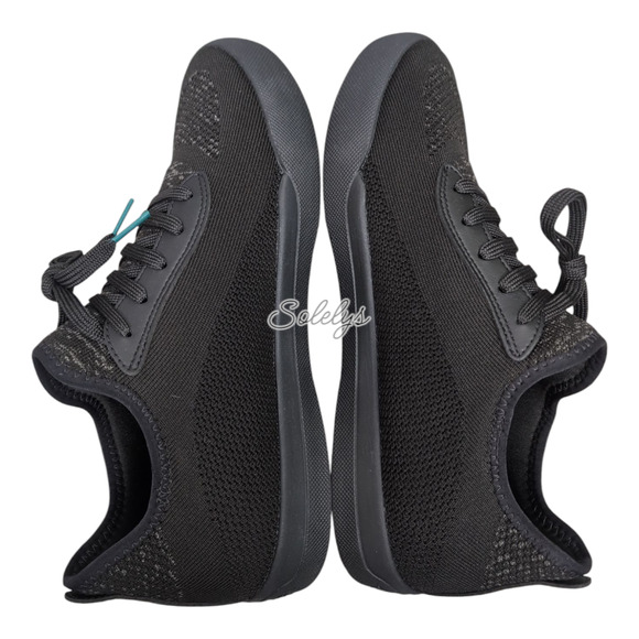 Vessi Weekend Mens 9 Asphalt Black on Black Waterproof Dyma-Tex Knit Sneaker - Picture 12 of 13